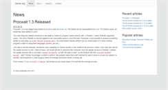 Desktop Screenshot of harski.org